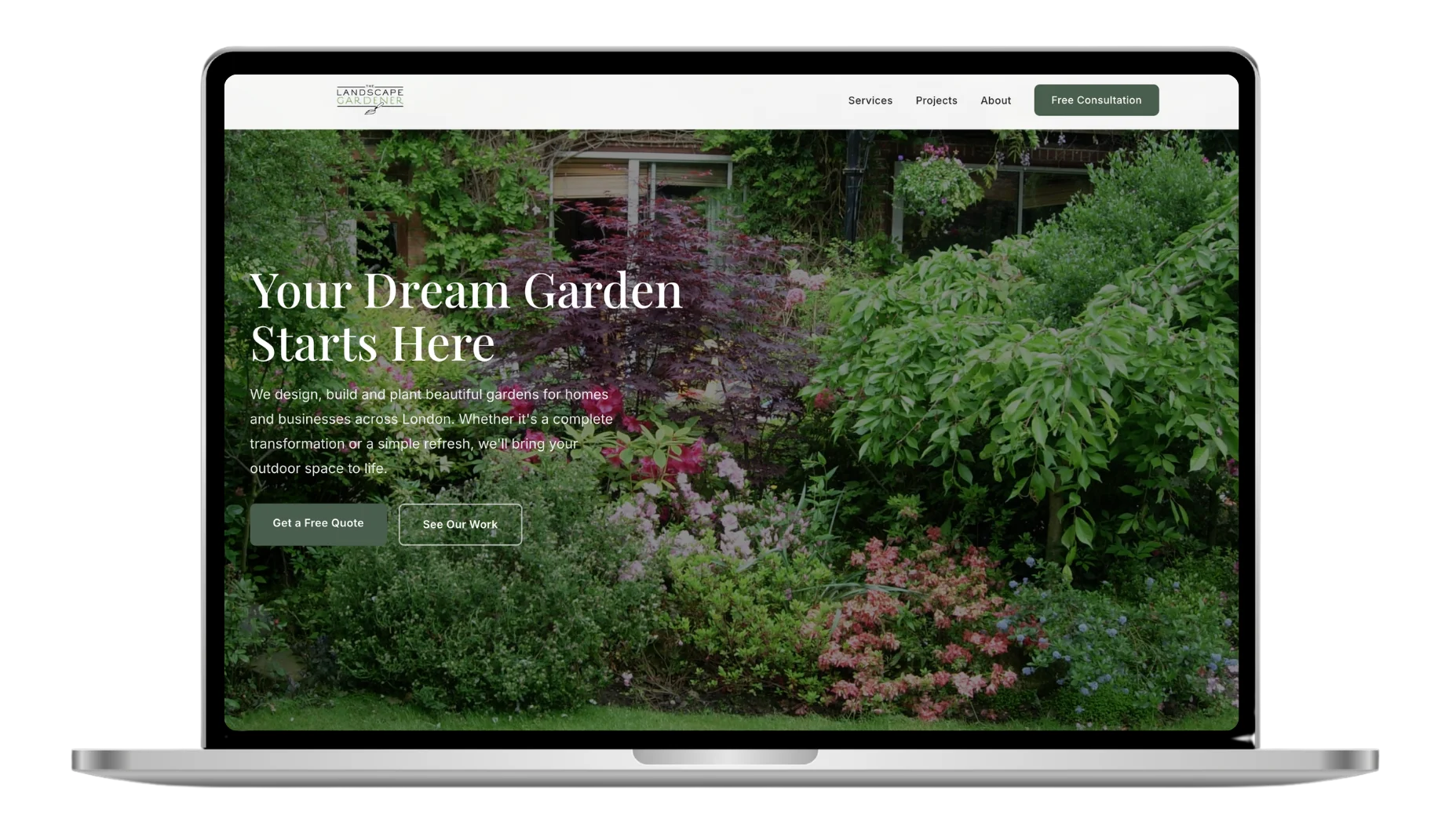 website - landscape gardener